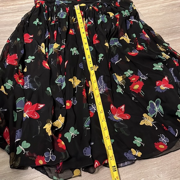 Anna Sui Anthropologie Silk Butterfly Dress - Picture 11 of 11
